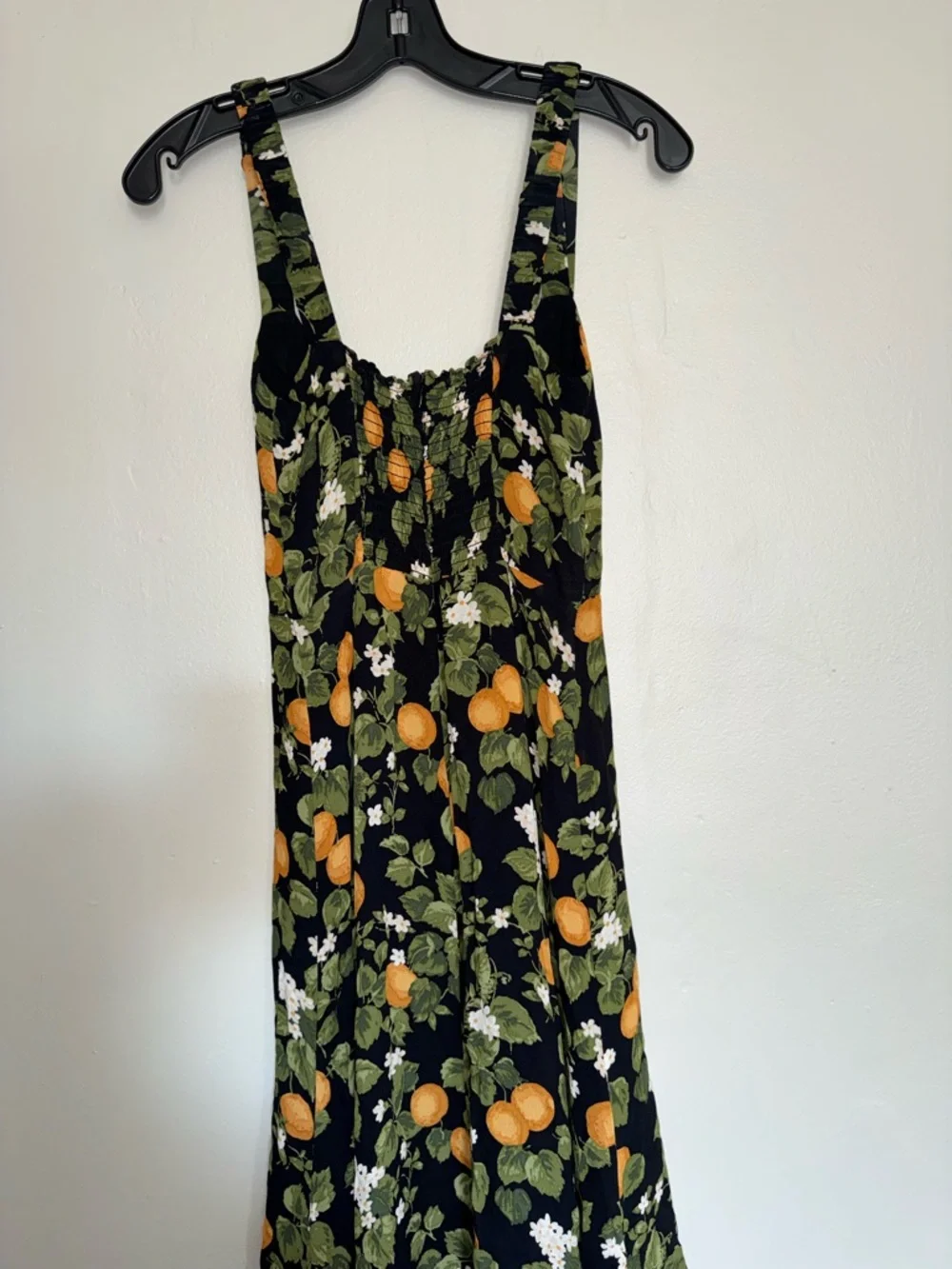 Reformation Dominique Midi Dress In Clementines Sz 4 - Picture 13 of 13